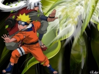 Naruto e Jiraiya
